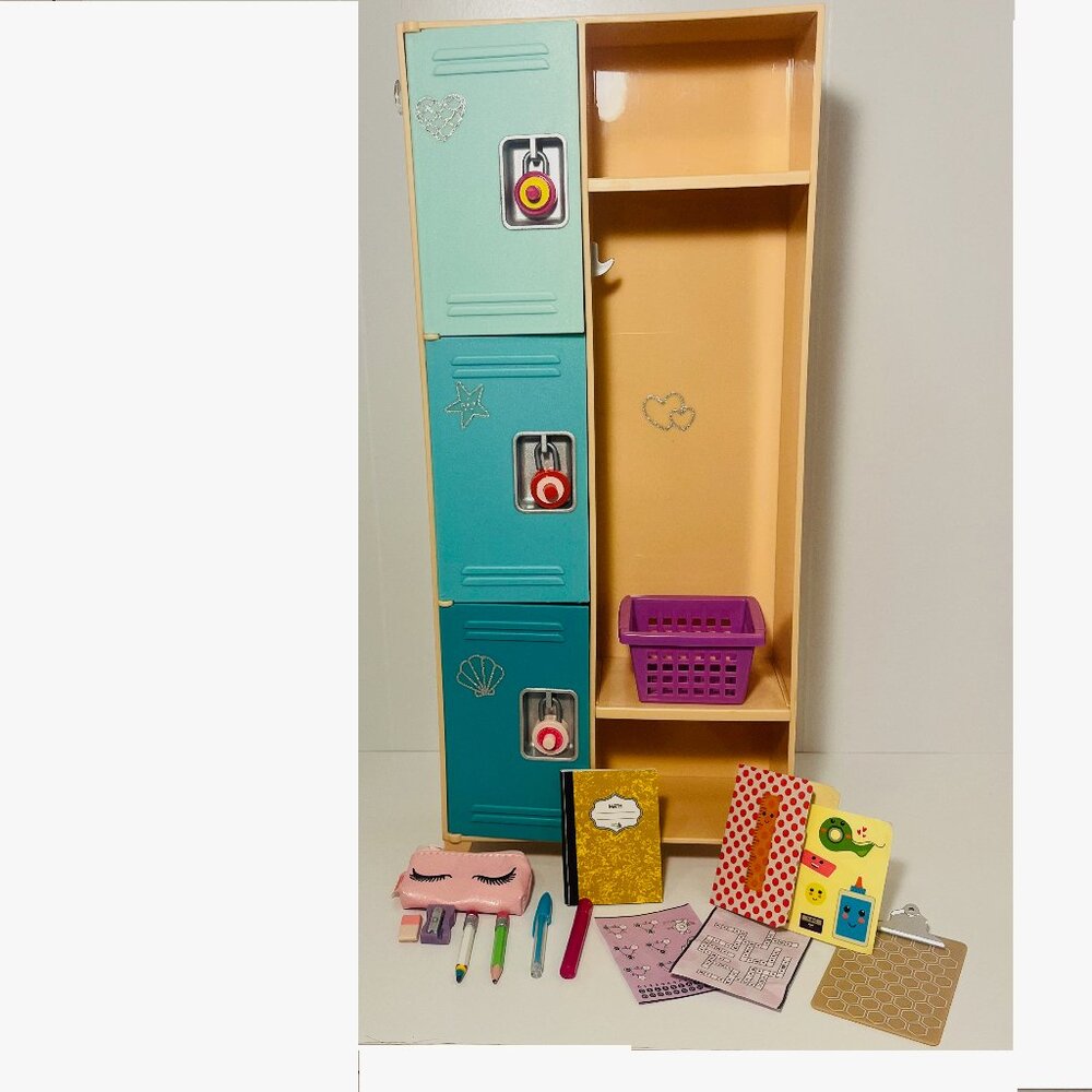 Our Generation Classroom Cool School Locker Set for 18" Dolls